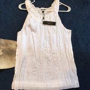NWT white Talbots Tank